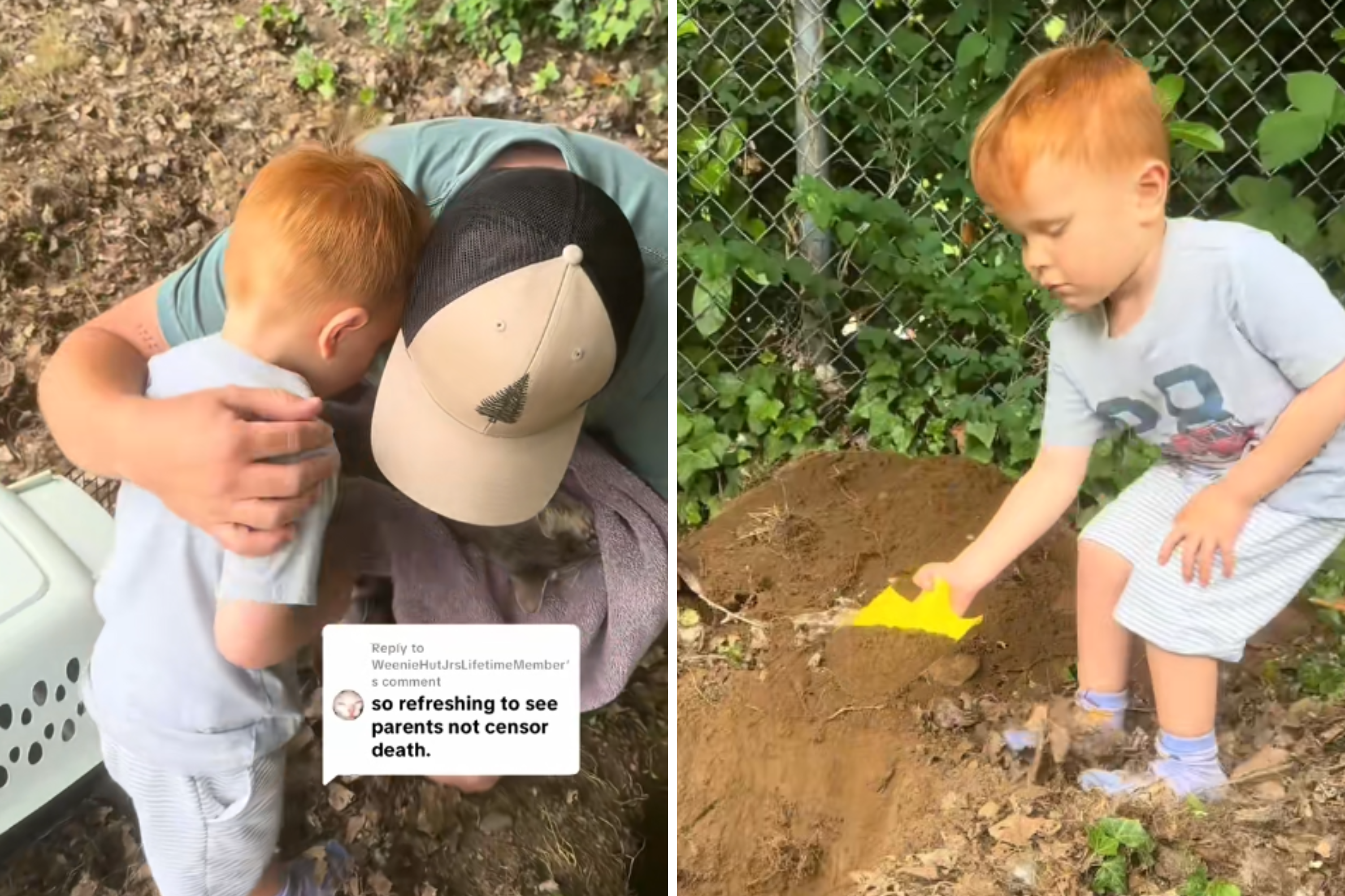 Parents Let Toddler Say Final Goodbye to Beloved Pet—Reaction Breaks Hearts