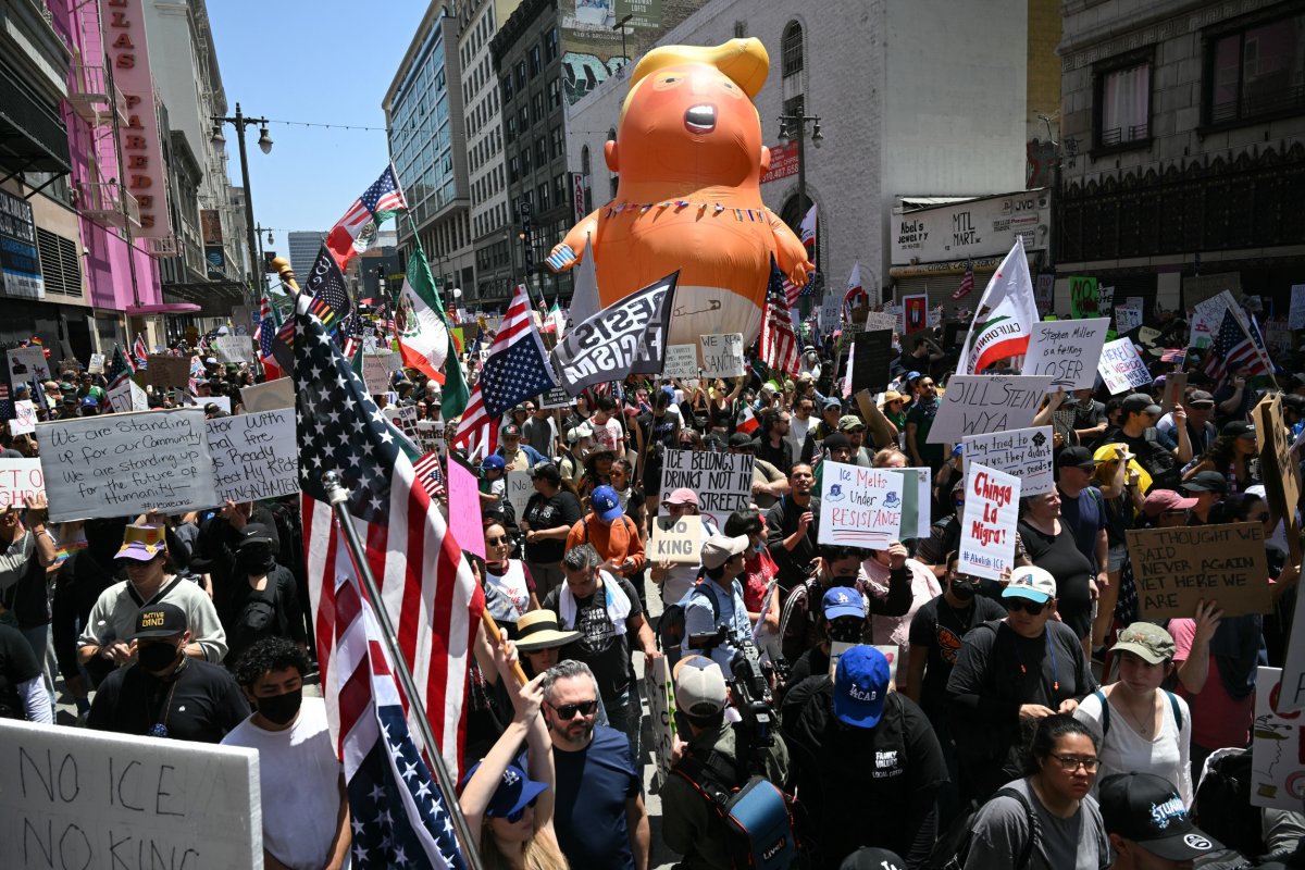 No Kings rally in Los Angeles