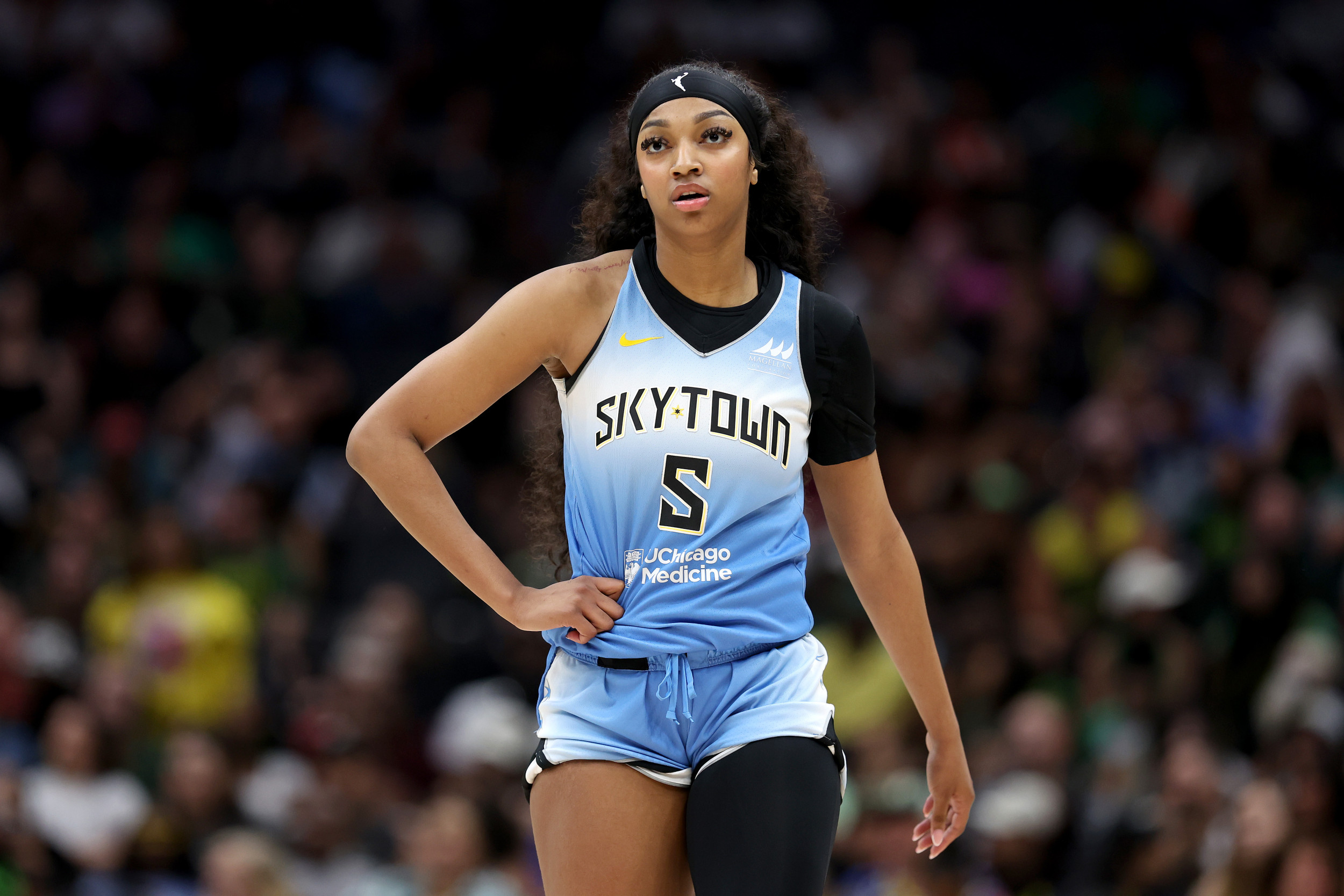 Angel Reese Under Fire for Her Actions During Sky-Mystics Game - Newsweek