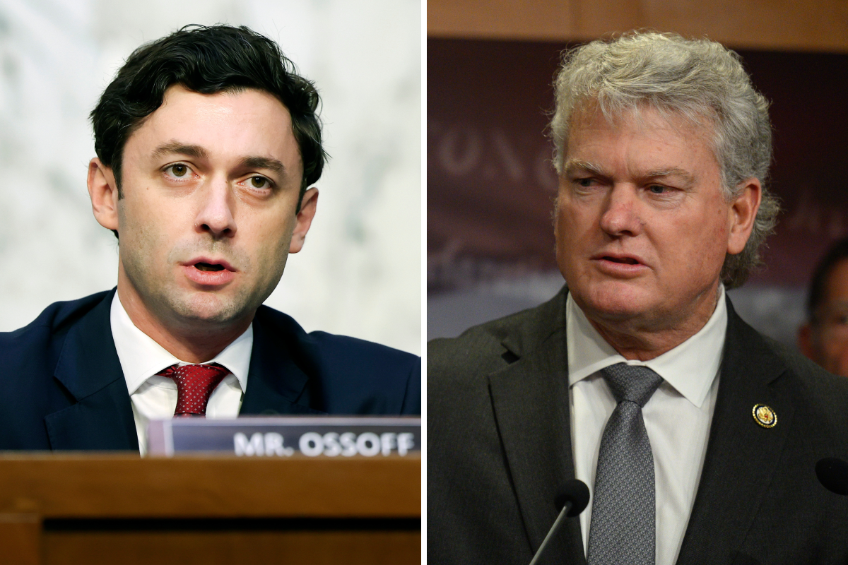 Georgia Senate race polls Ossoff Collins
