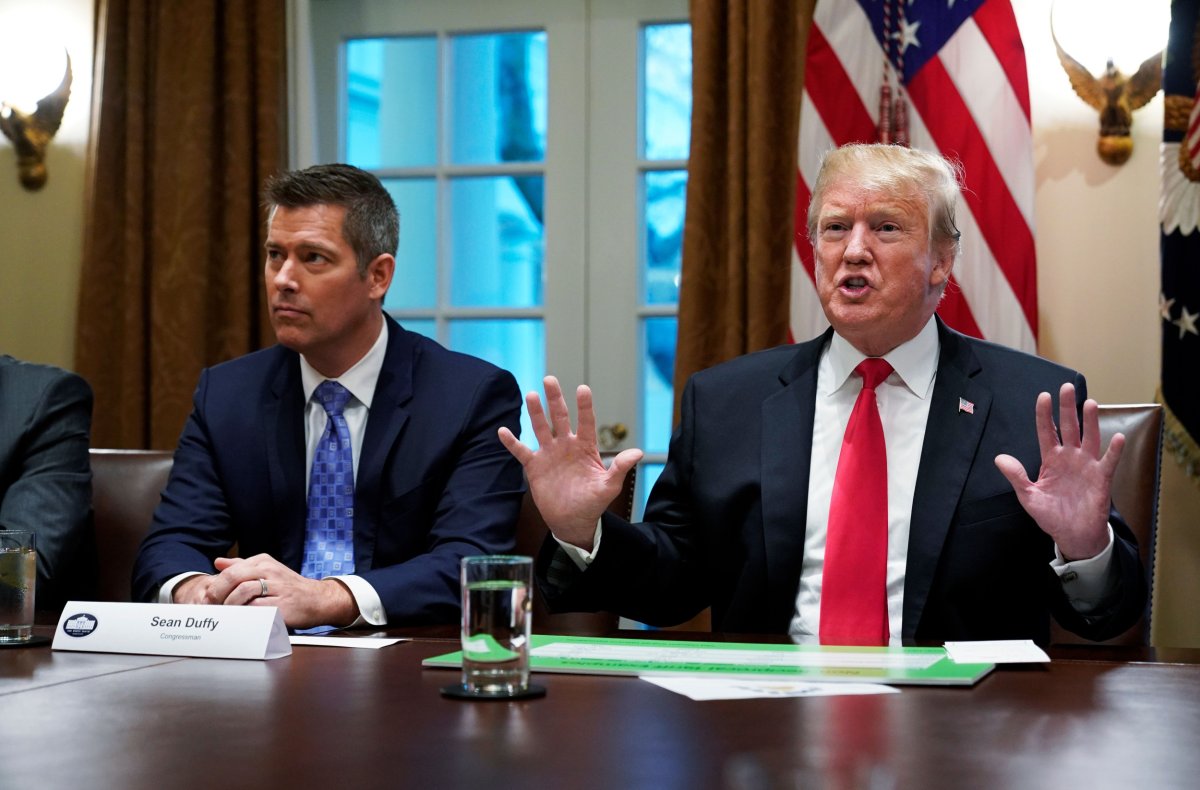 Sean Duffy and Donald Trump
