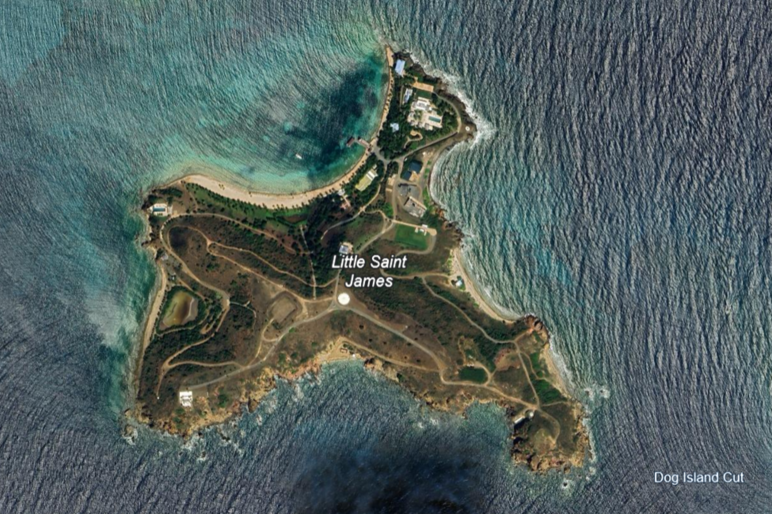 Images Show What Jeffrey Epstein's Island Looks Like Now
