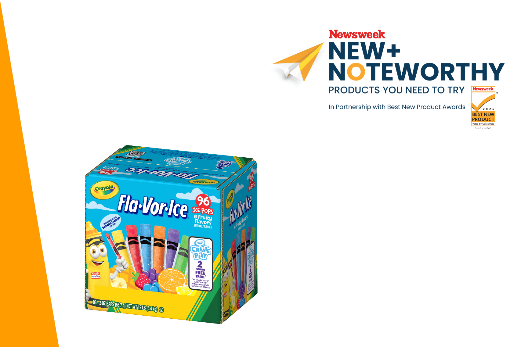 Newsweek New & Compley: Products you need to try (July 16, 2025) star-news.press/wp X Crayola Fla-Wor-ICE
