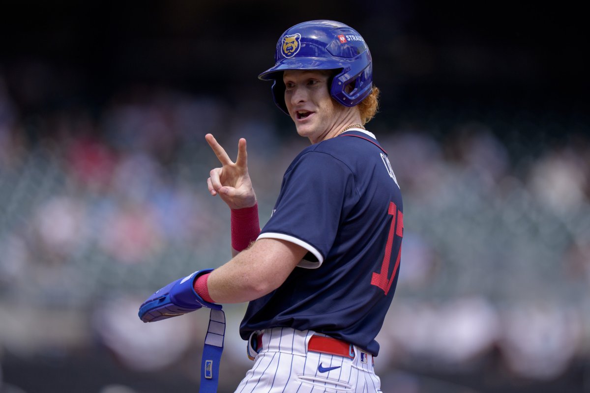 Chicago Cubs outfielder Owen Caissie