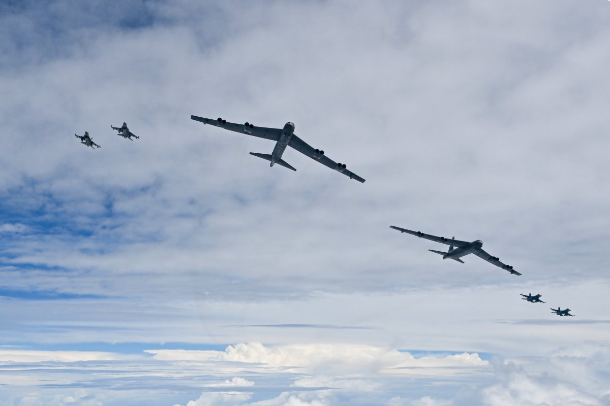 U.S. Bomber Flight Near Korean Peninsula