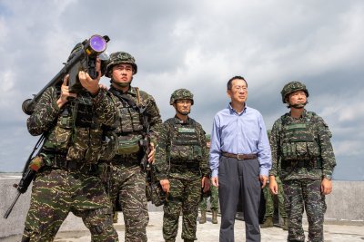 Taiwan Soldier Trains with Stinger Missile Launcher Taiwan Soldier Trains with Stinger Missile Launcher