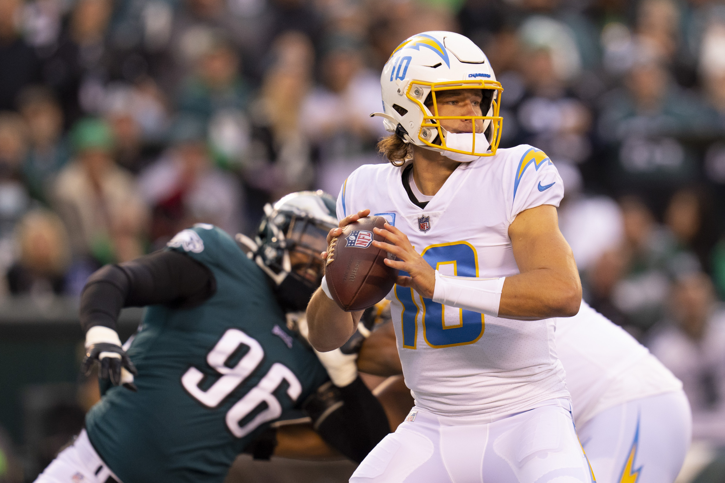 Ex-NFL Champ Rips Justin Herbert in Defense of Eagles Jalen Hurts