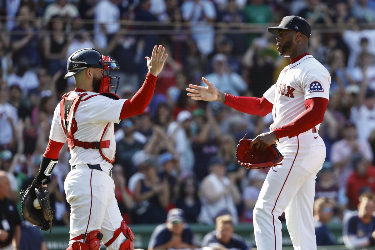 Boston Red Sox pitcher Aroldis Chapman