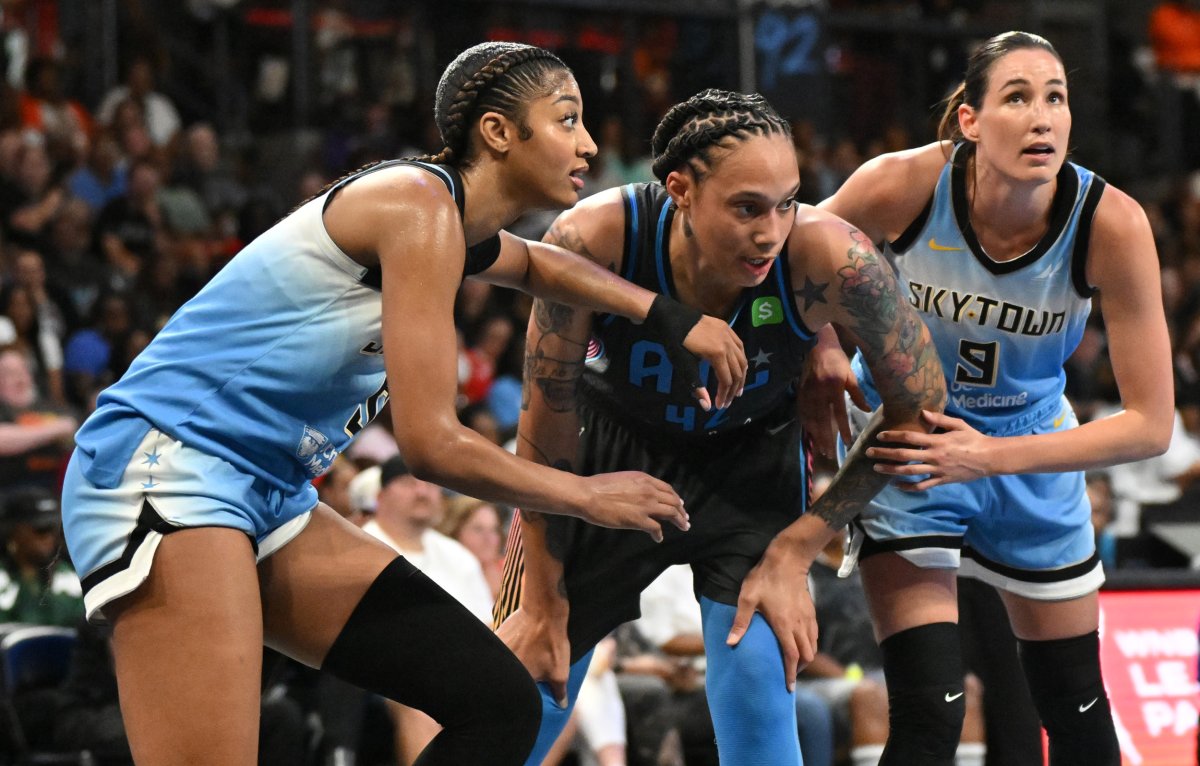 Angel Reese, Brittney Griner, and Rebecca Allen