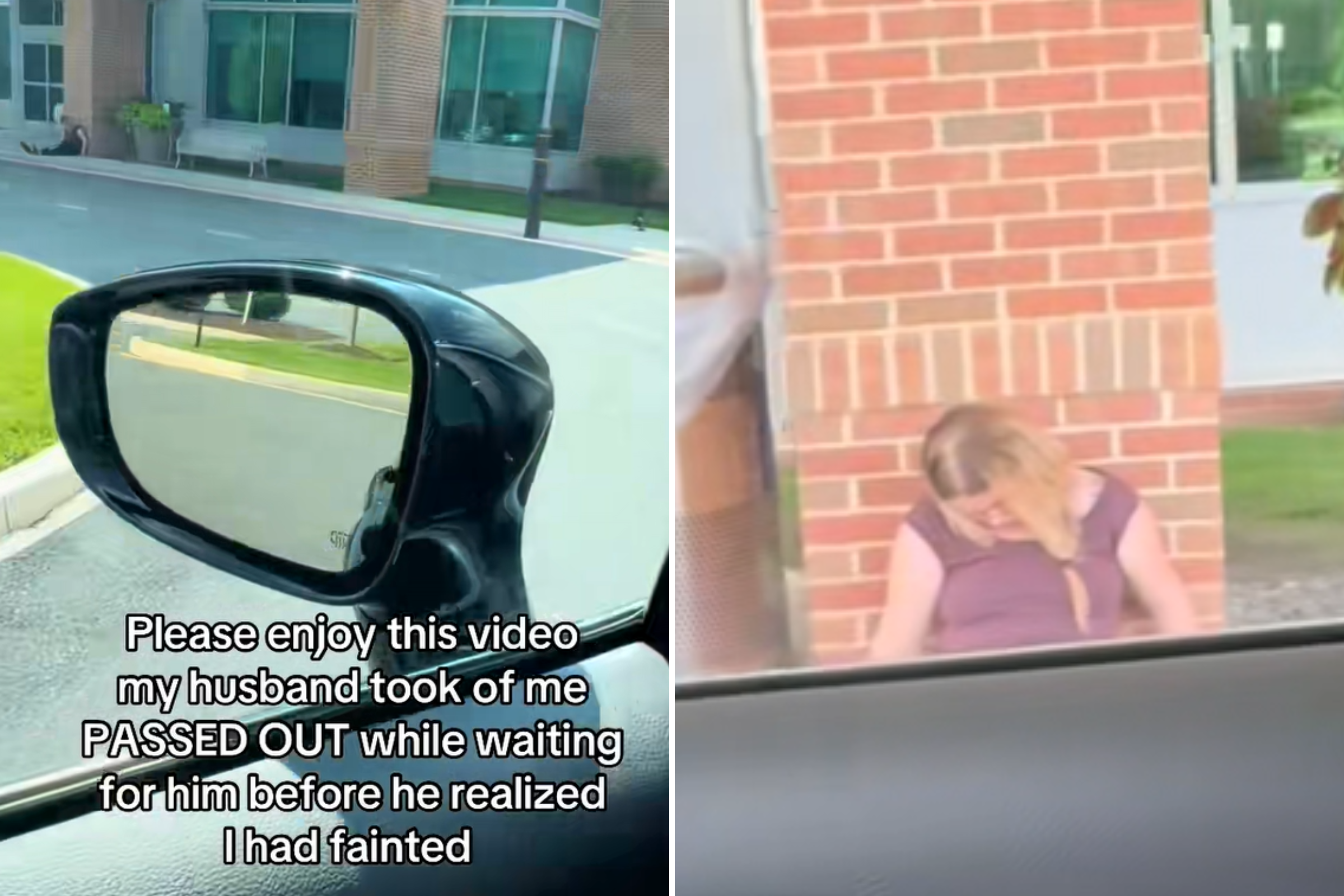 Caught on Camera: Woman Faints in Public, Husband Oblivious