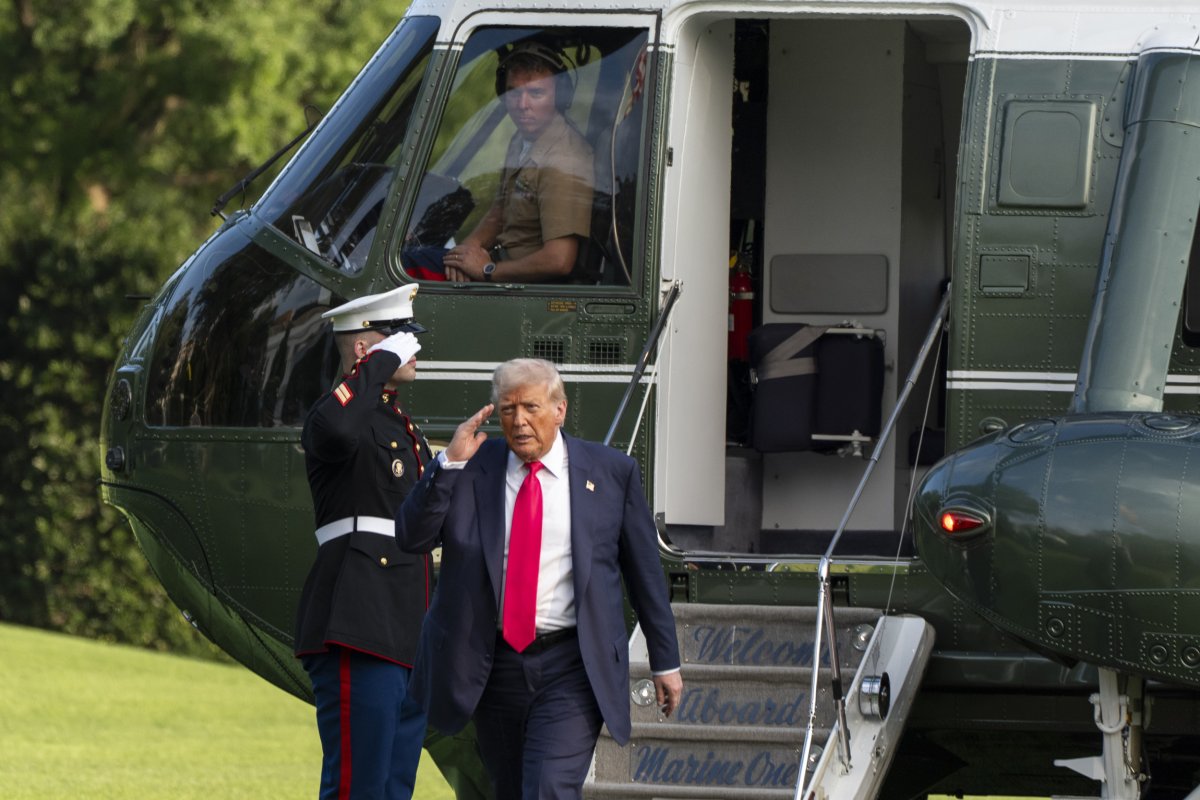 Trump Marine One 15 de julio de 2025
