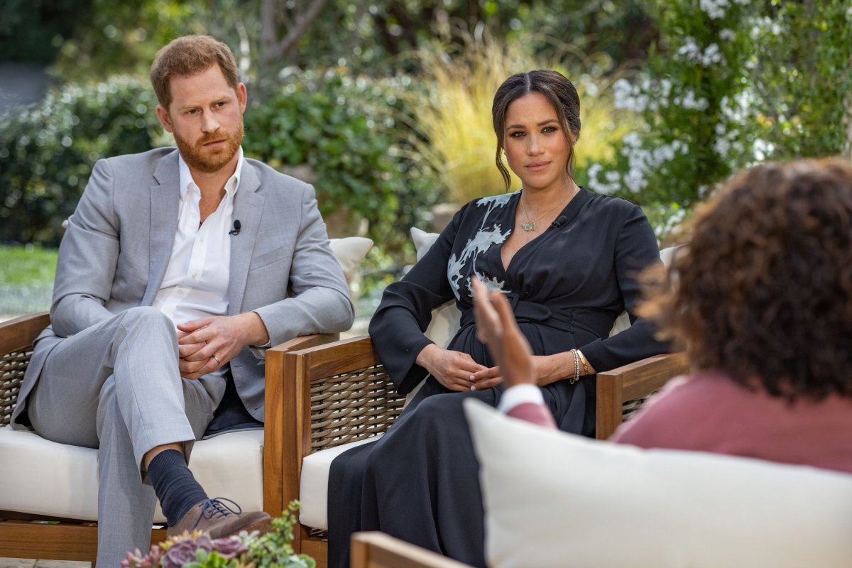 Prince Harry, Meghan and Oprah Winfrey
