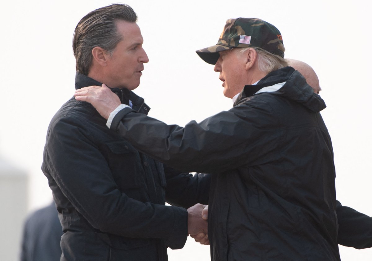 Trump and Newsom