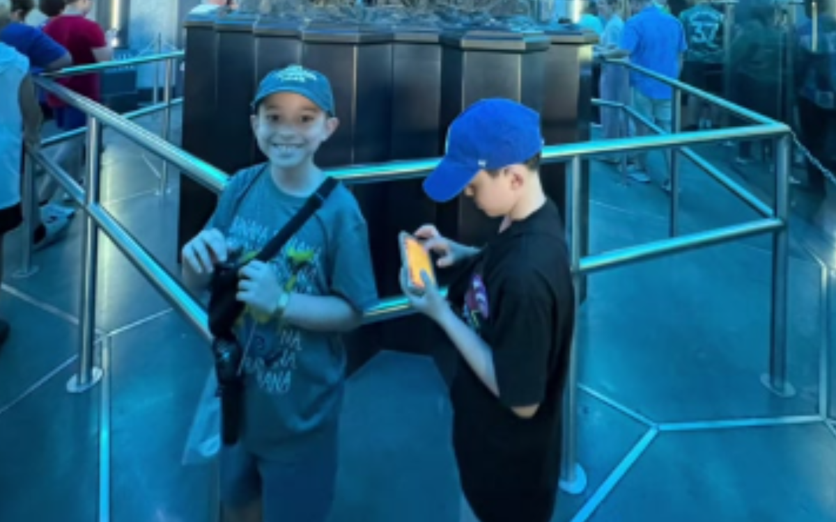 Brittany Joy's sons were so excited.