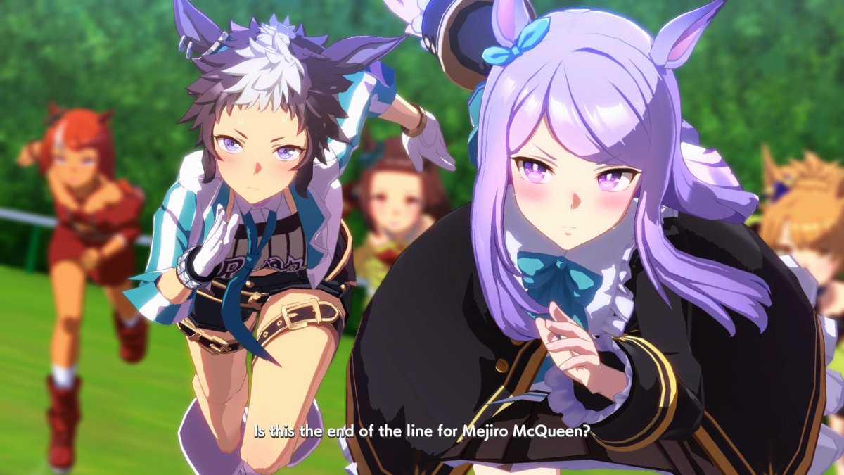 Umamusume girls racing