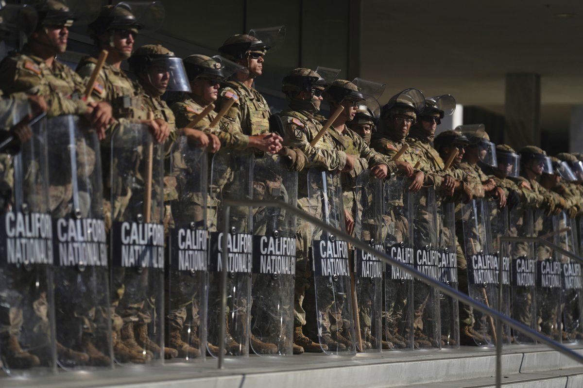 California National Guard in LA