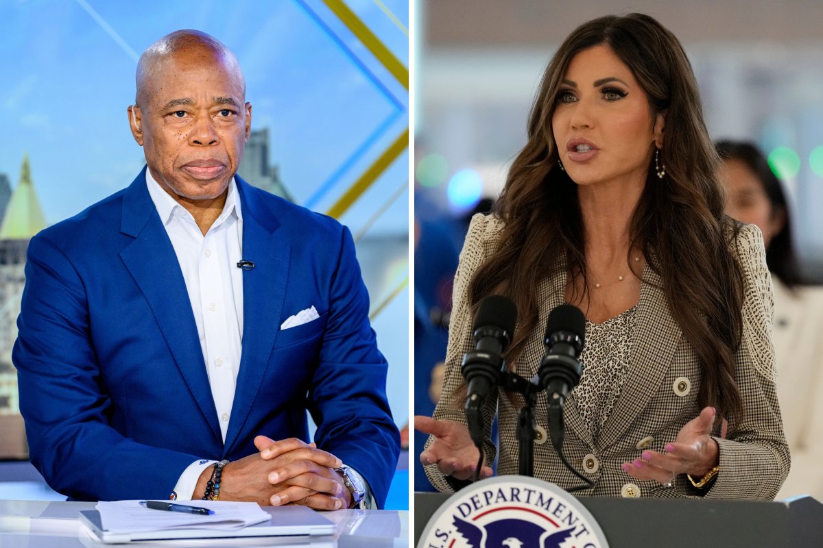 Eric Adams Kristi Noem