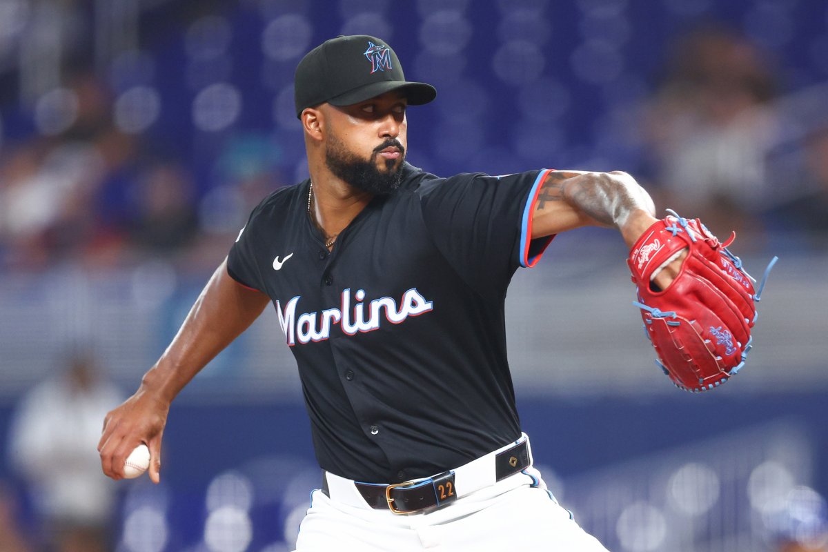 Miami Marlins pitcher Sandy Alcántara