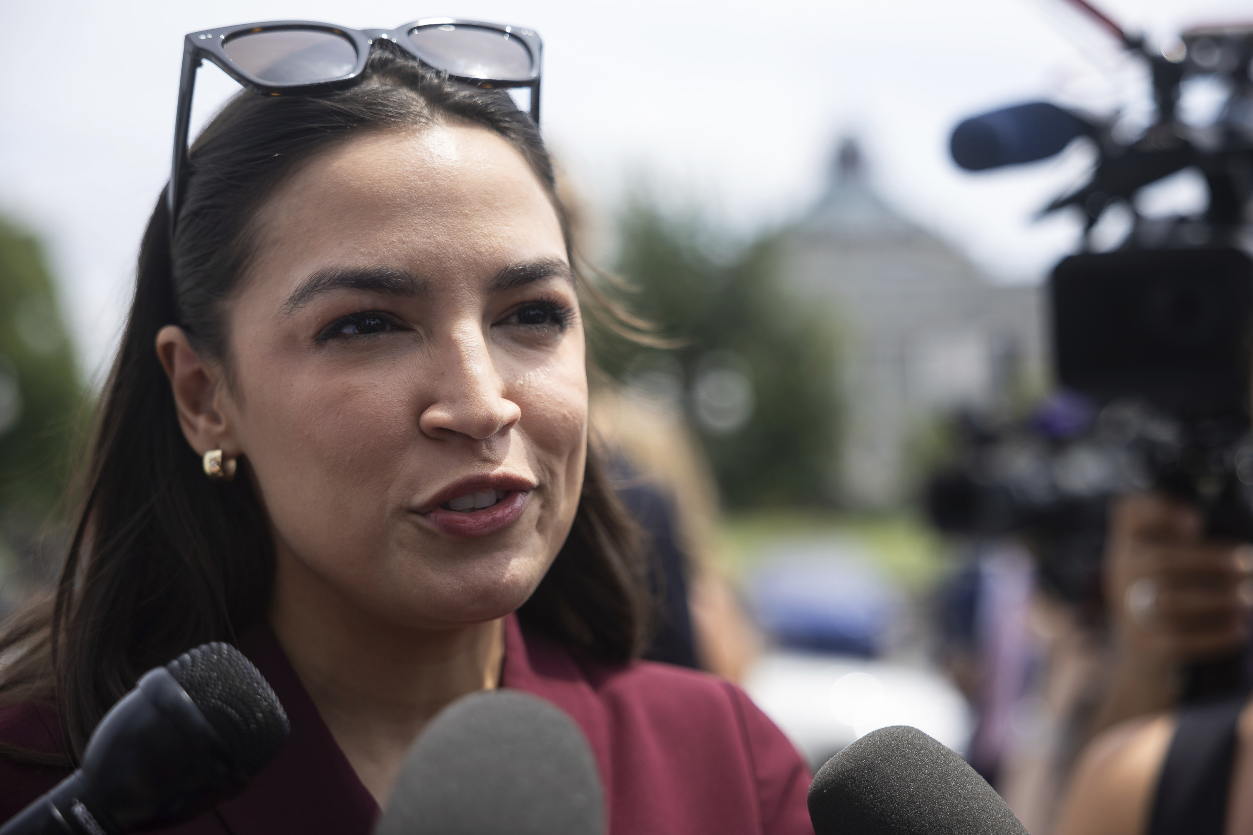 AOC Reacts After Bronx Campaign Office Vandalized with Red Paint AOC Reacts After Bronx Campaign Office Vandalized with Red Paint
