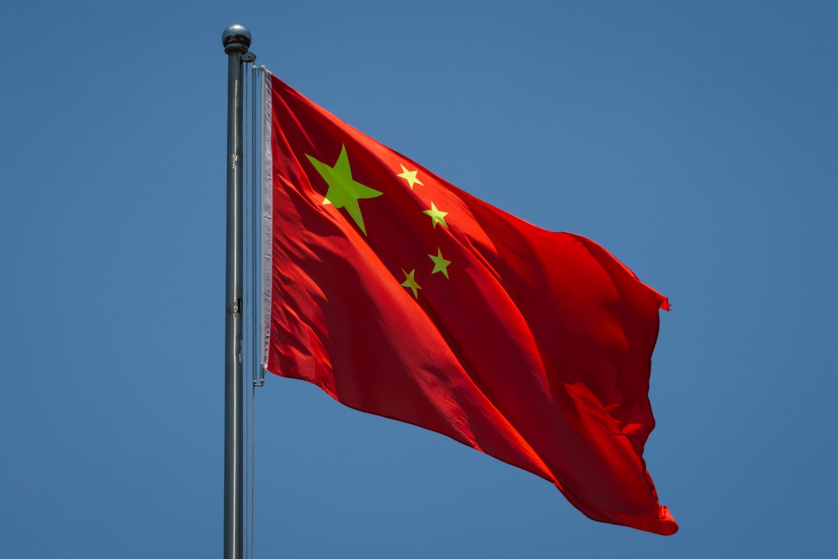 Chinese Flag Flown in Chongqing