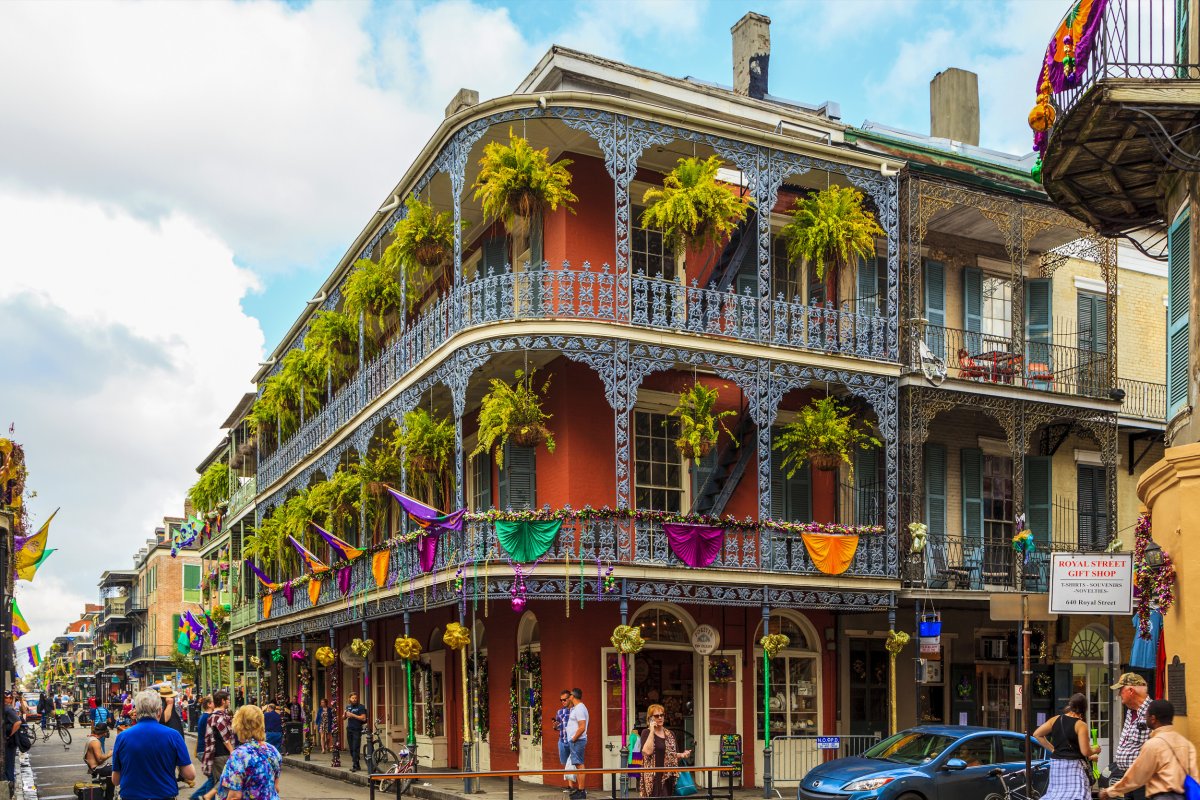 Quarter francés en Nueva Orleans.