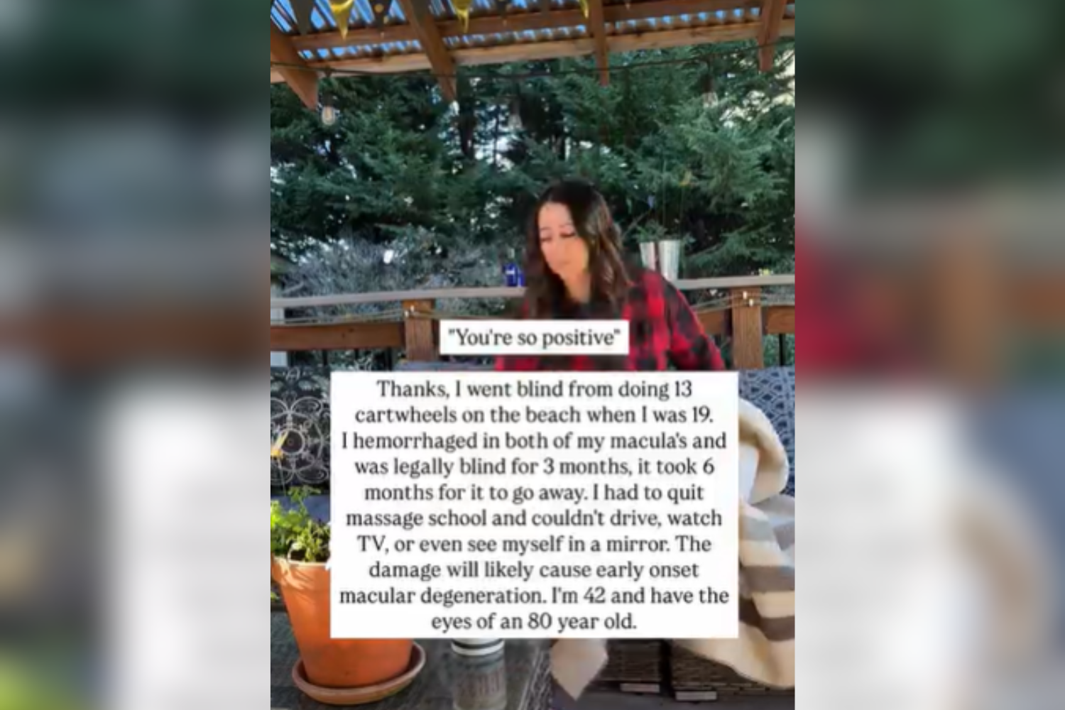 Teen Did 13 Cartwheels on the Beach, Then She Went Blind