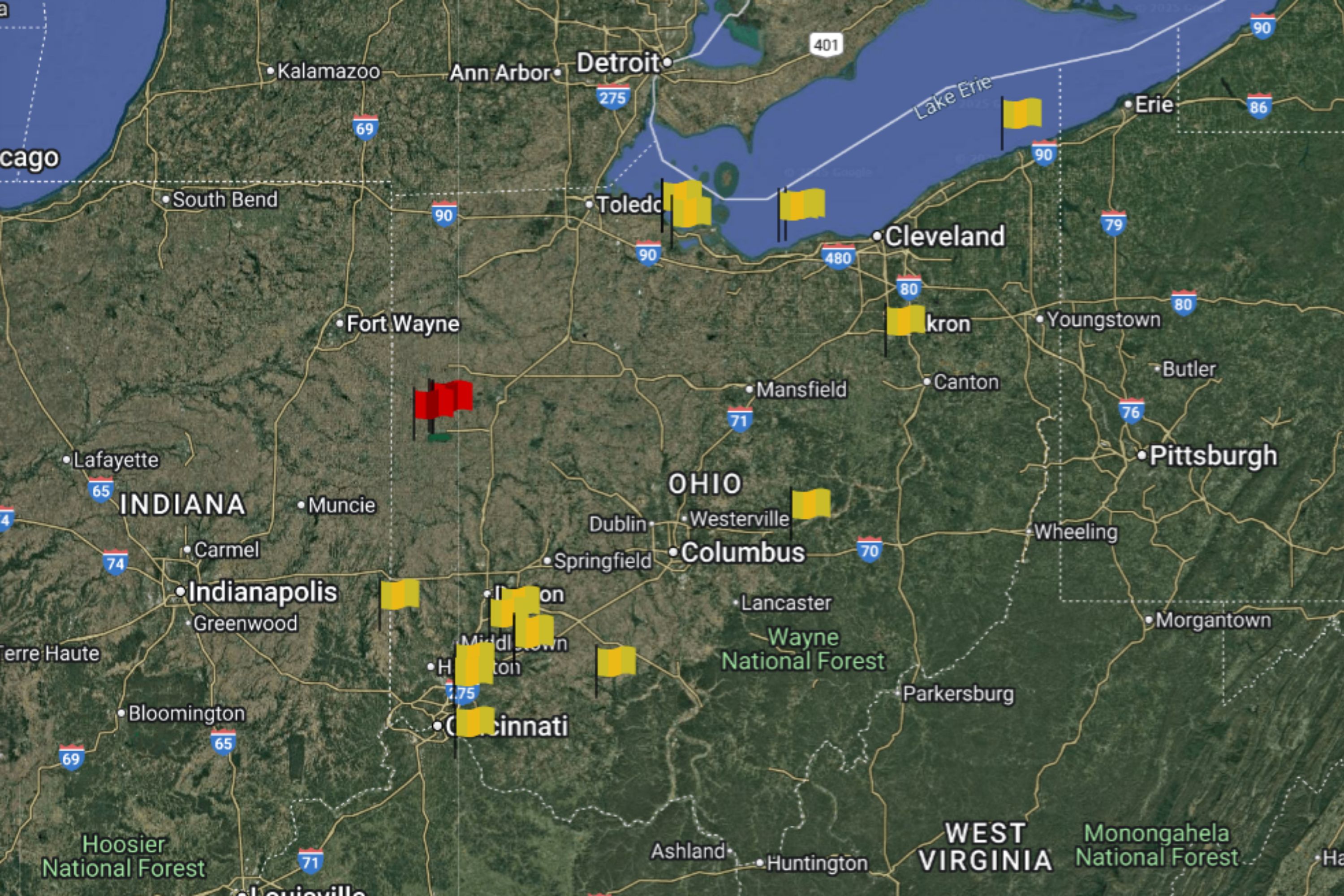 Water Warnings Hit Raft of Ohio Beaches