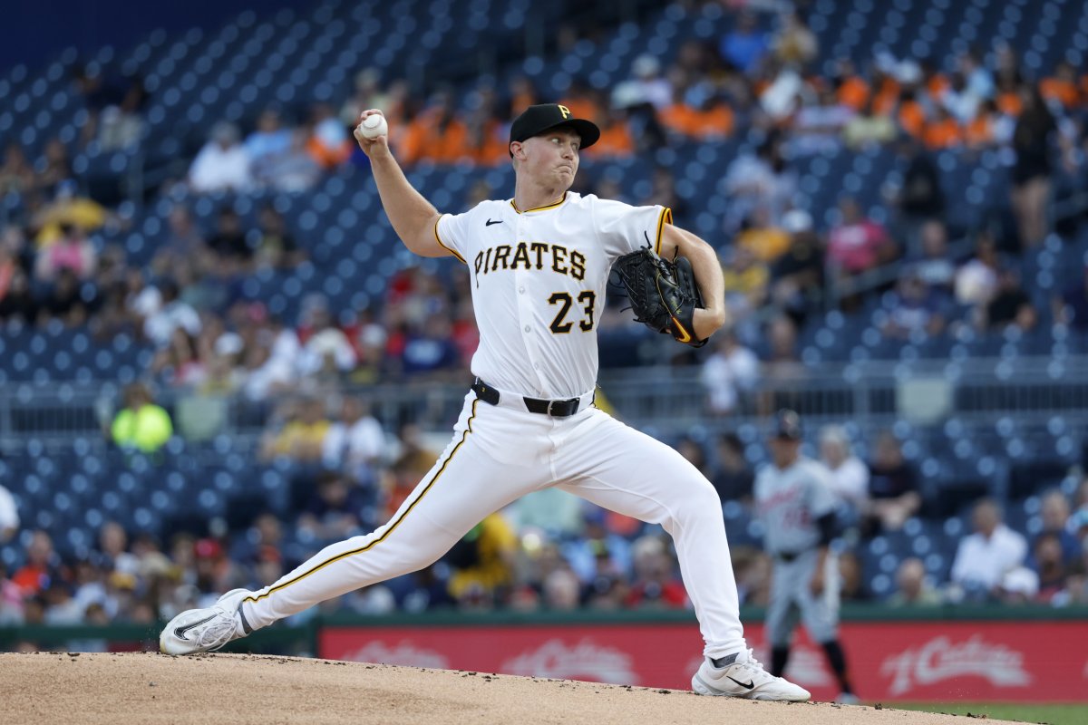 The Pittsburgh Mitch Keller Pirates launcher