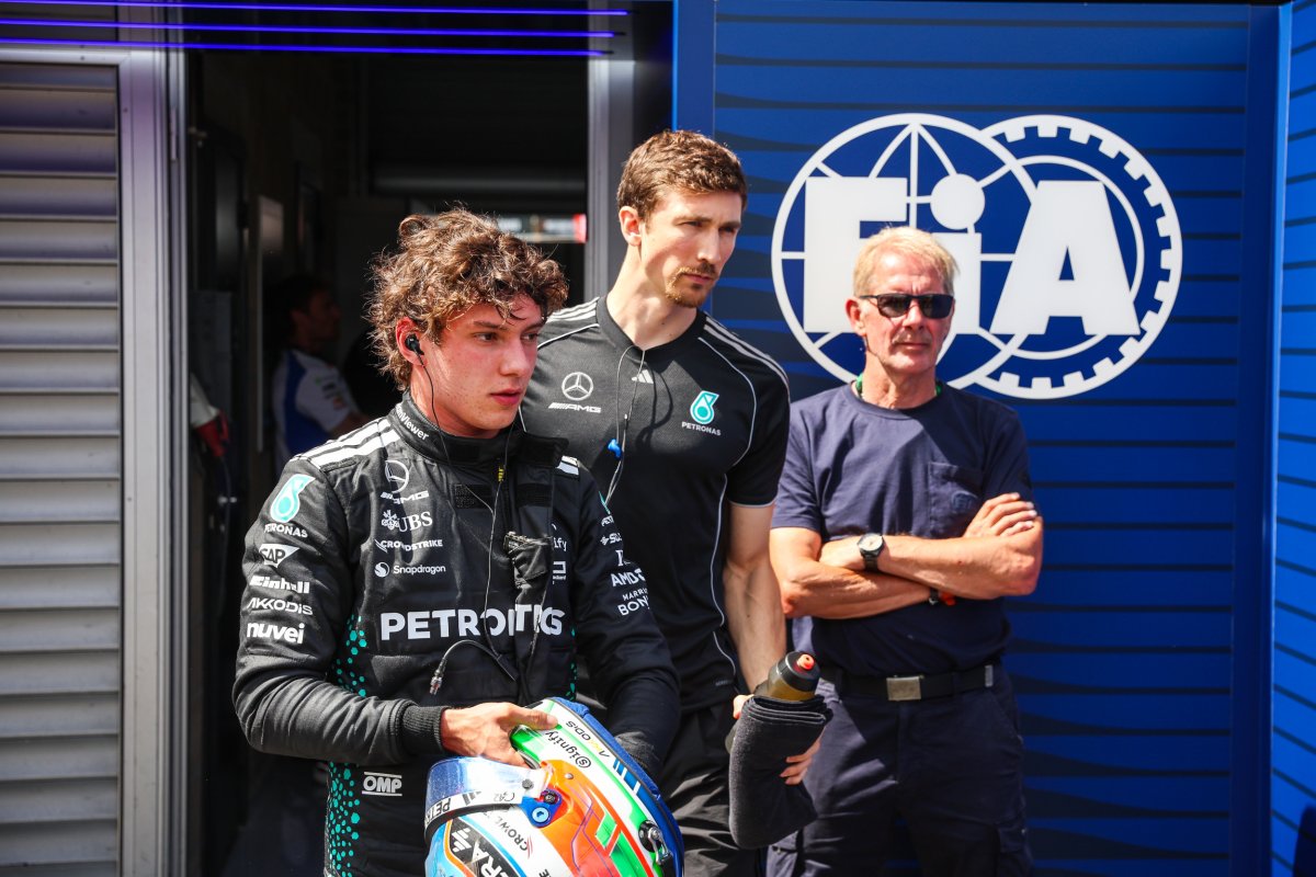Mercedes Driver Kimi Antonelli