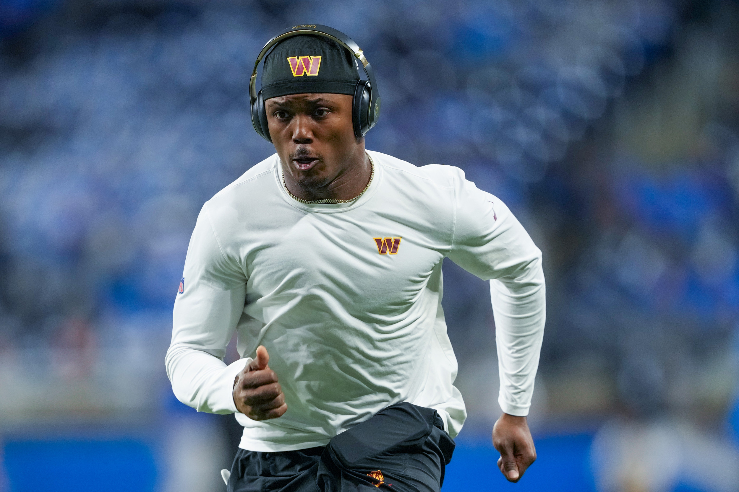 Commanders Star WR Reacts to Ending Training Camp Holdout