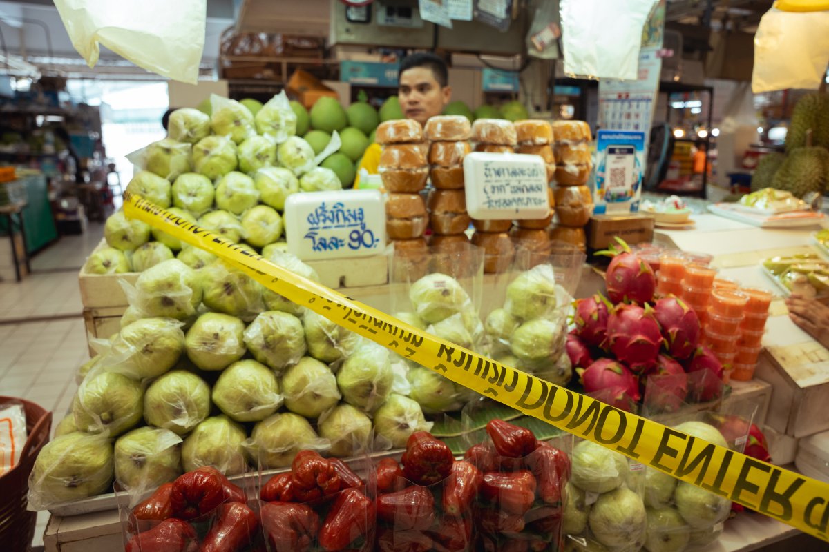 Bangkok market shooting