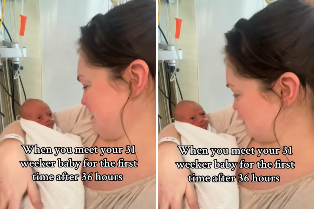 Meeting premature baby