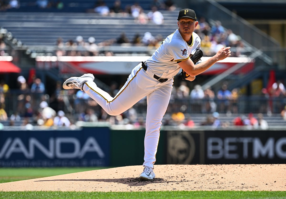 The Pittsburgh Mitch Keller Pirates launcher