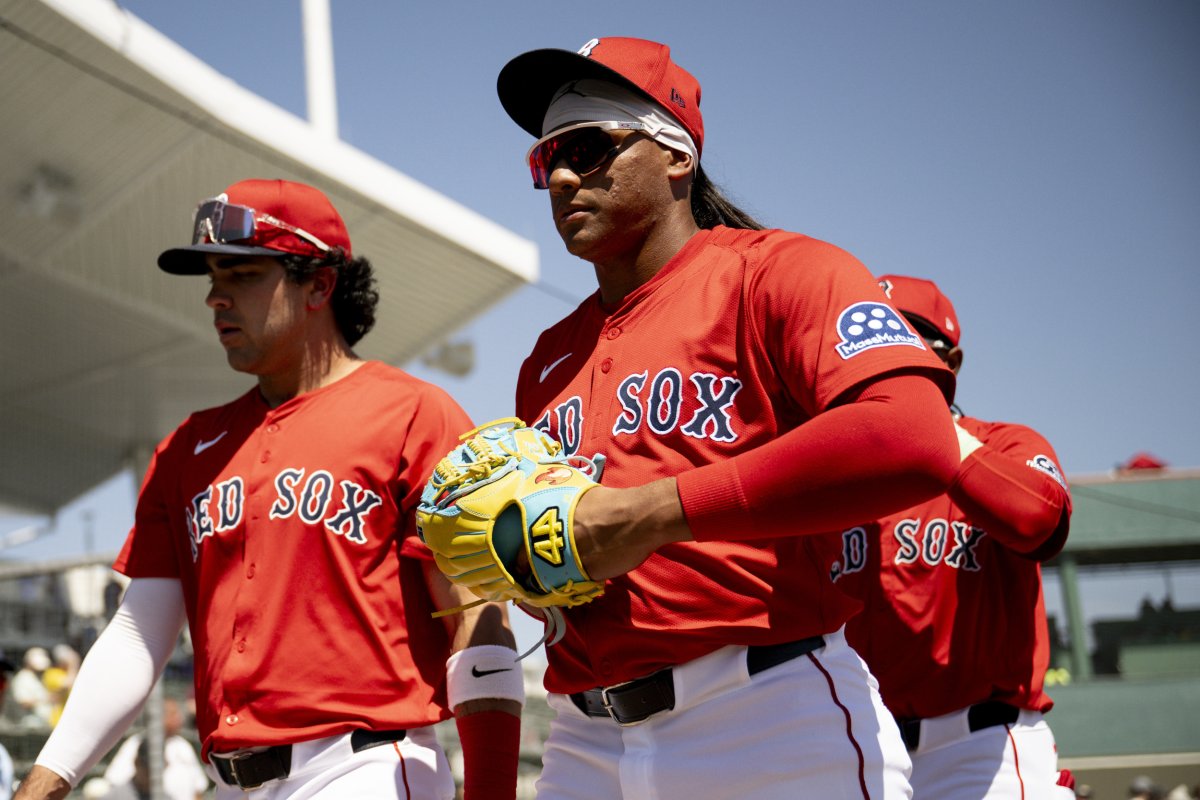 Boston Red Sox prospect Jhostynxon Garcia.