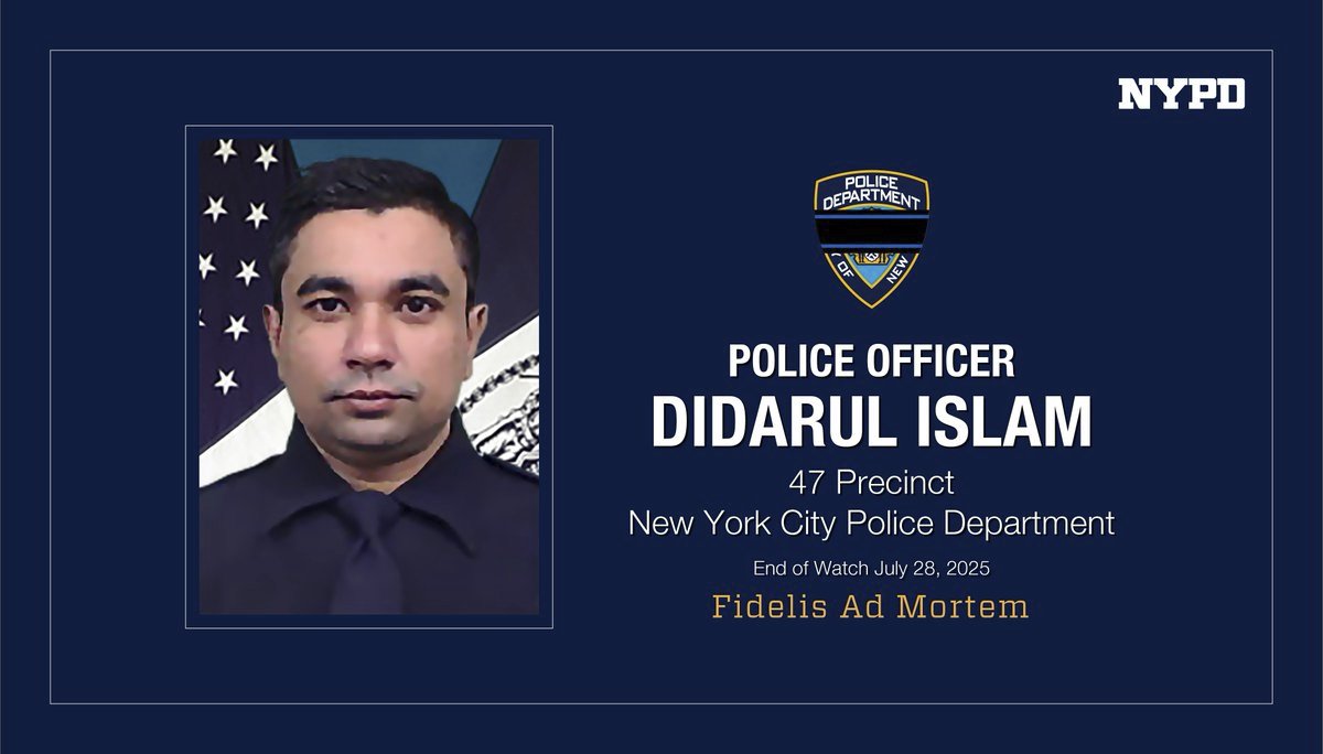 New York Police officer Didarul Islam