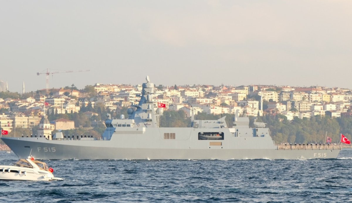 TCG Istanbul in Bosphorus 