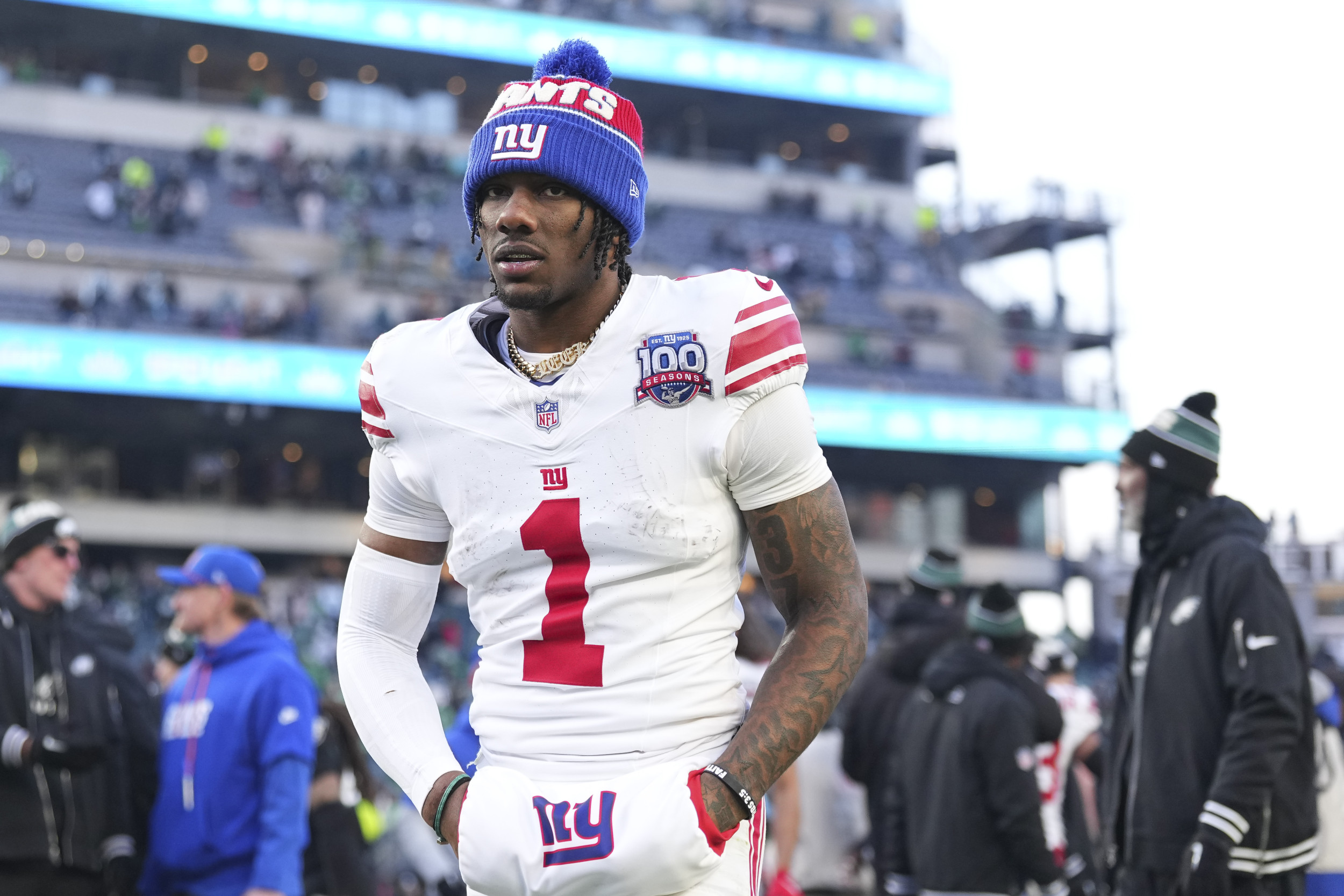 Giants Star Malik Nabers Leaves Camp After Shoulder Injury