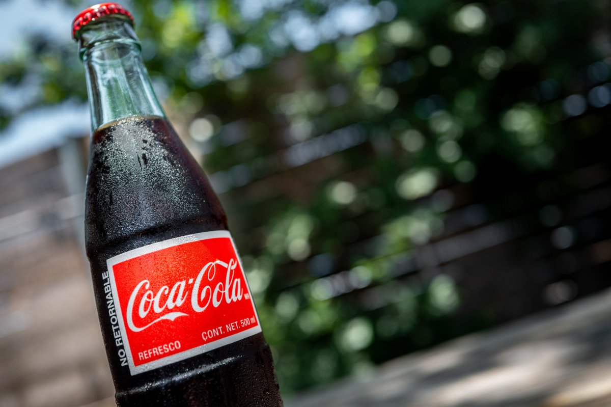 A bottle of Coca-Cola imported from Mexico