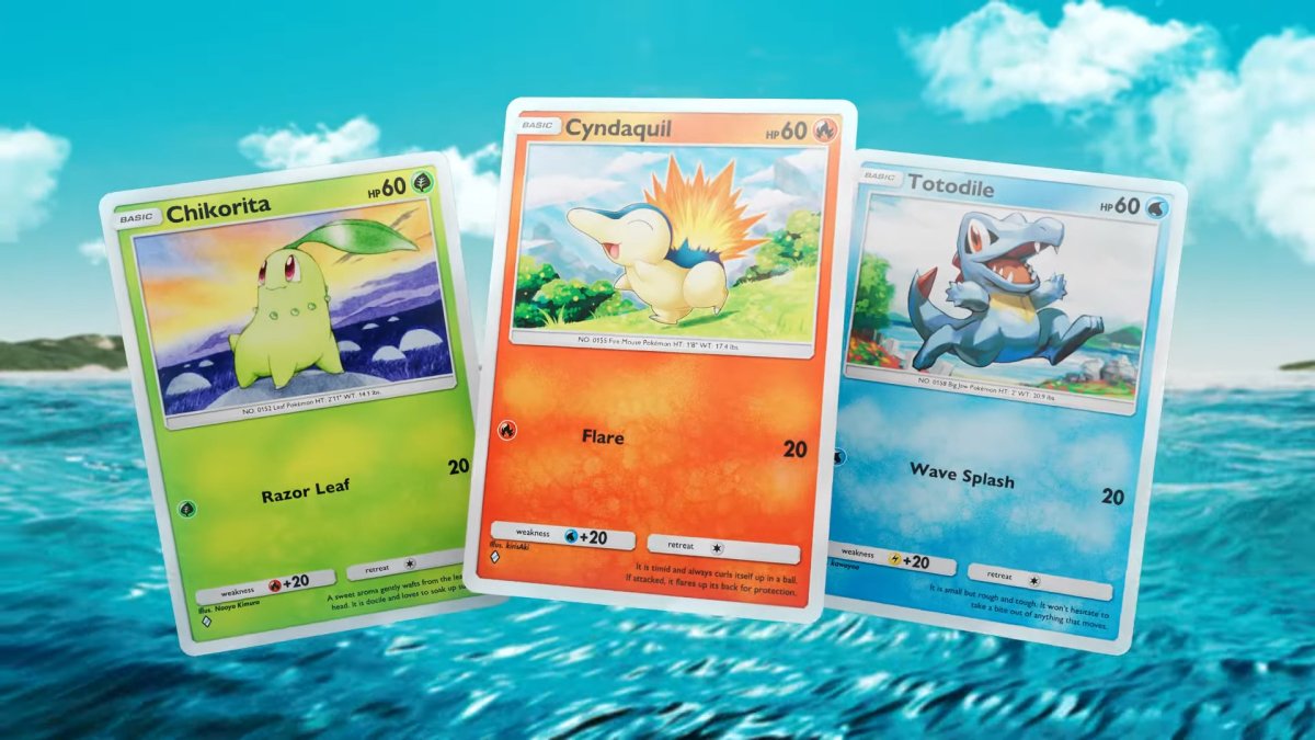 Pokemon TCG Pocket Sea and Sky starters