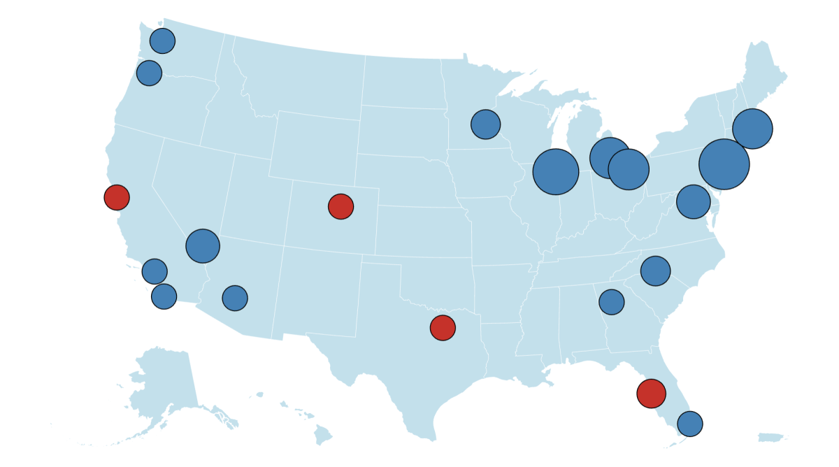 Map Shows Where House Prices Are Rising and Falling Fastest