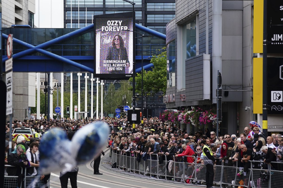 Ozzy Osbourne Funeral: Thousands Gather to Pay Tribute to Music Legend - Newsweek