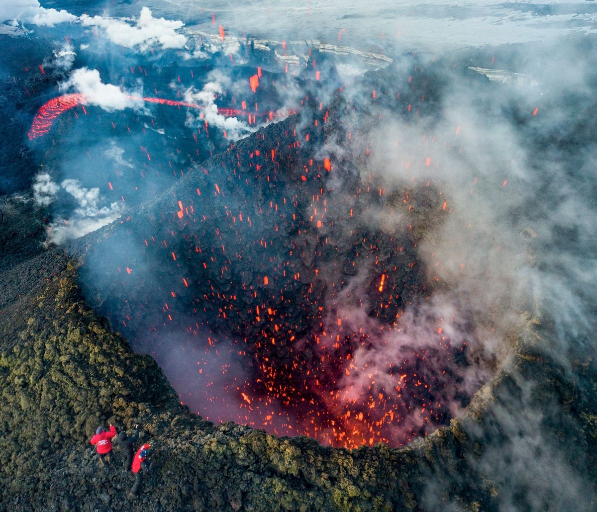 volcanic eruption