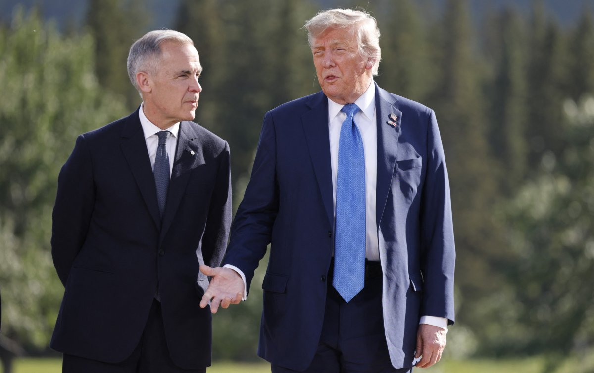 Mark Carney and Donald Trump