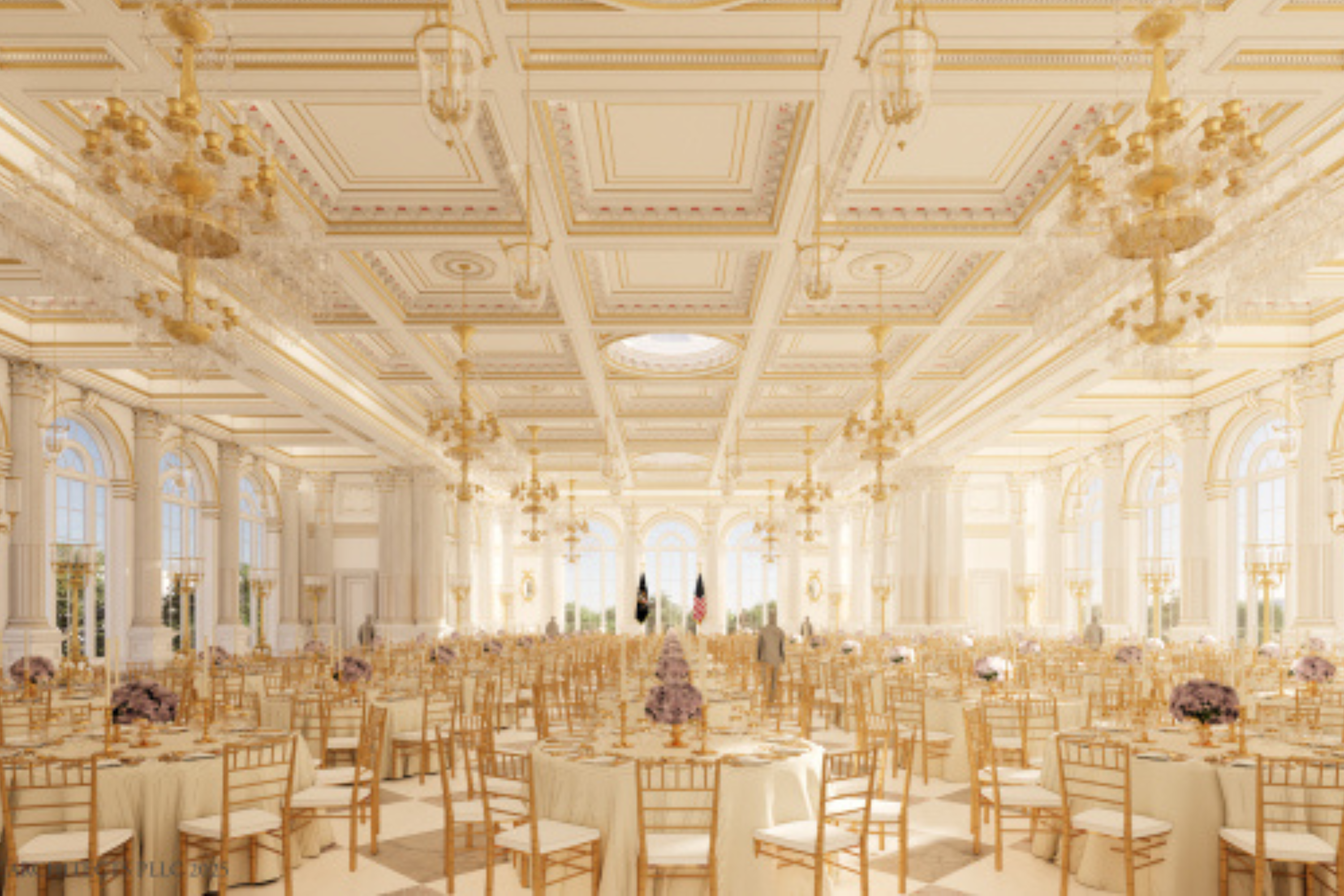 Map, images show how Trump's golden ballroom will change White House