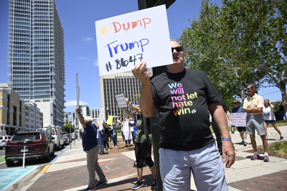 Trump protests