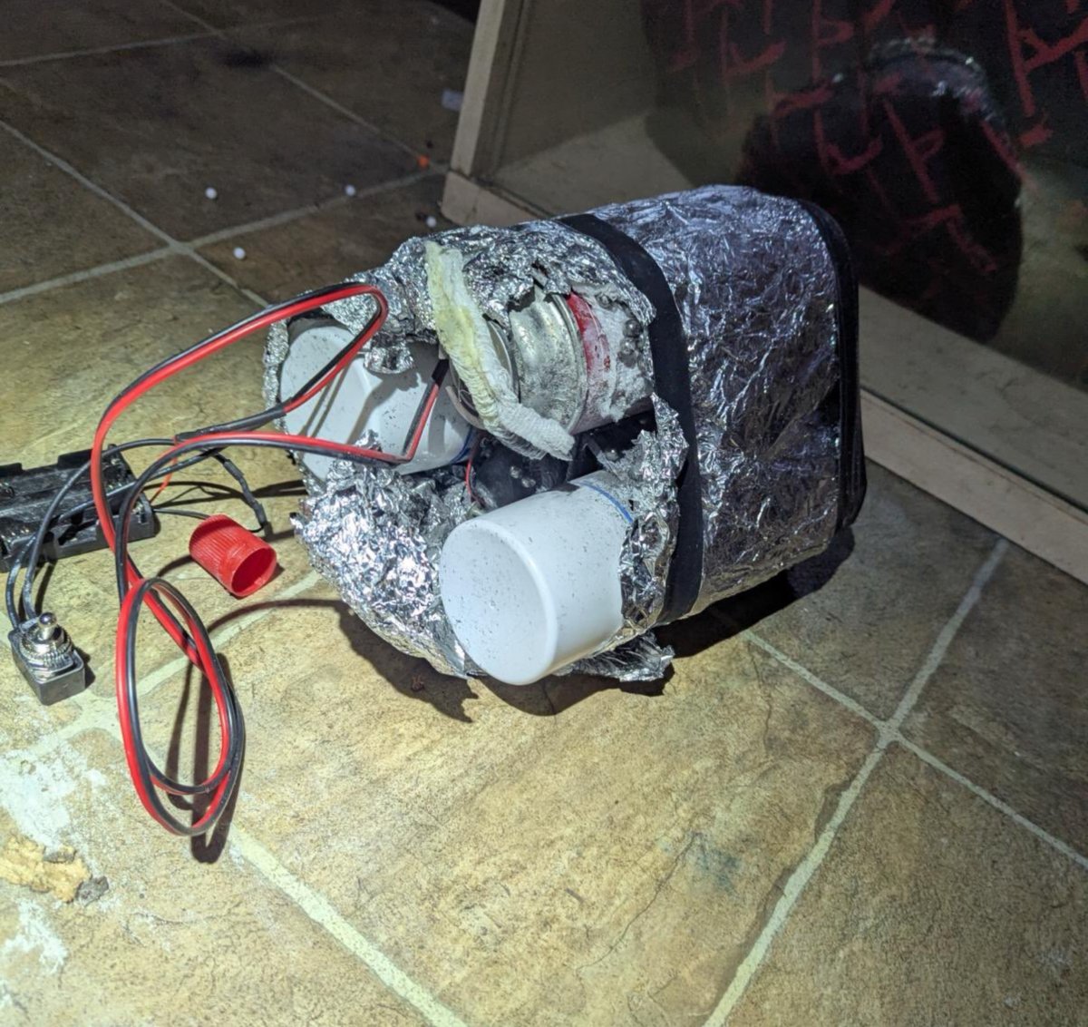 FBI image of seized explosives