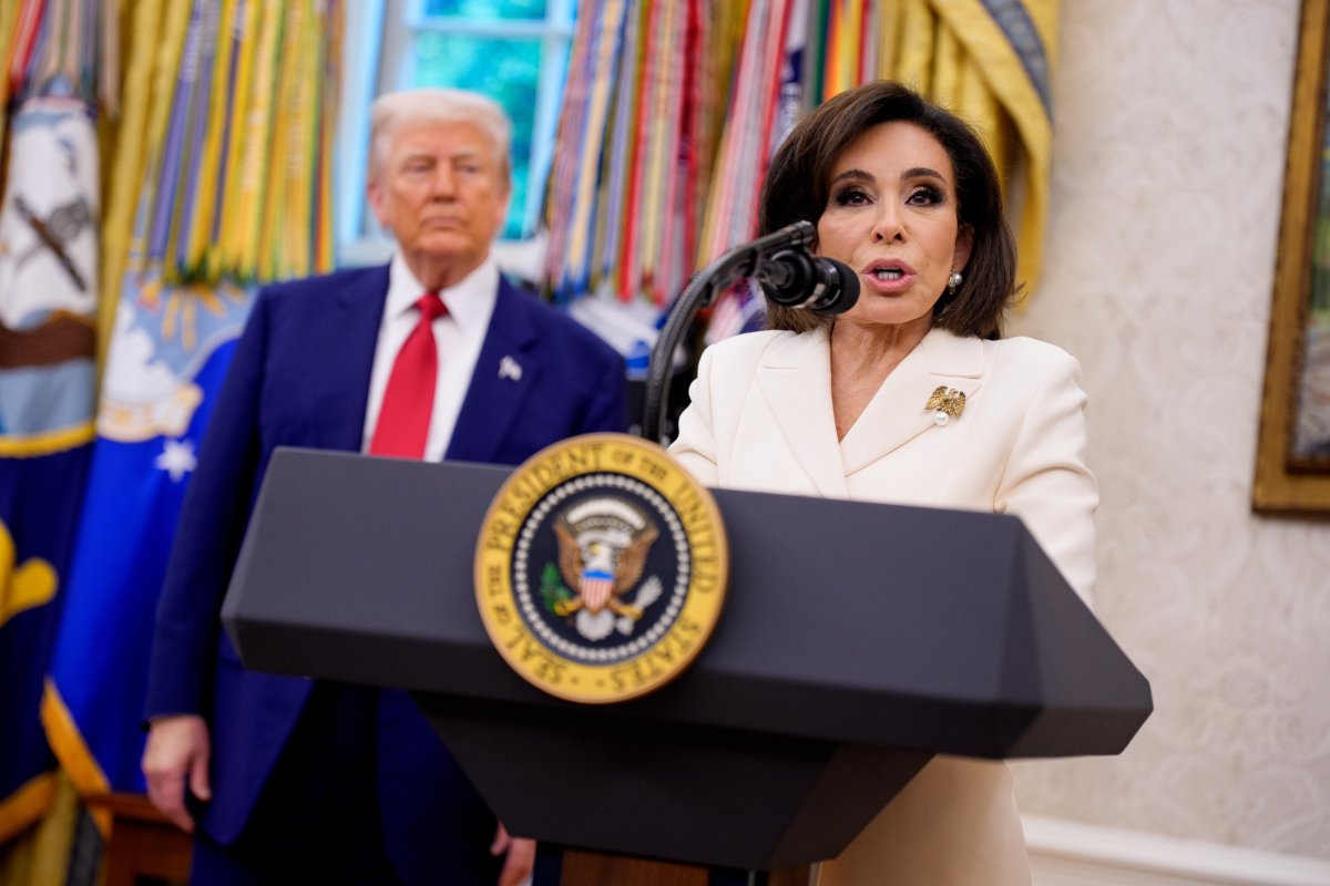Jeanine Pirro and Donald Trump