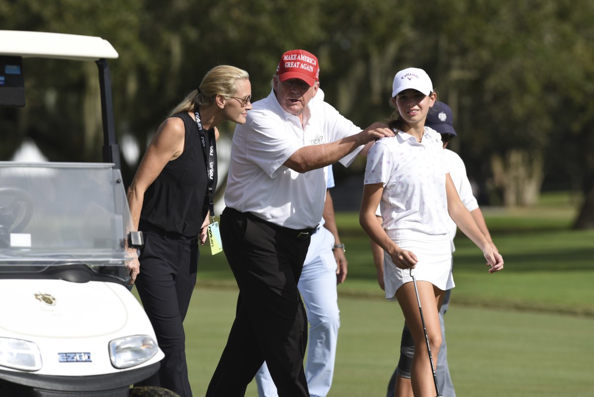 Donald and Kai Trump
