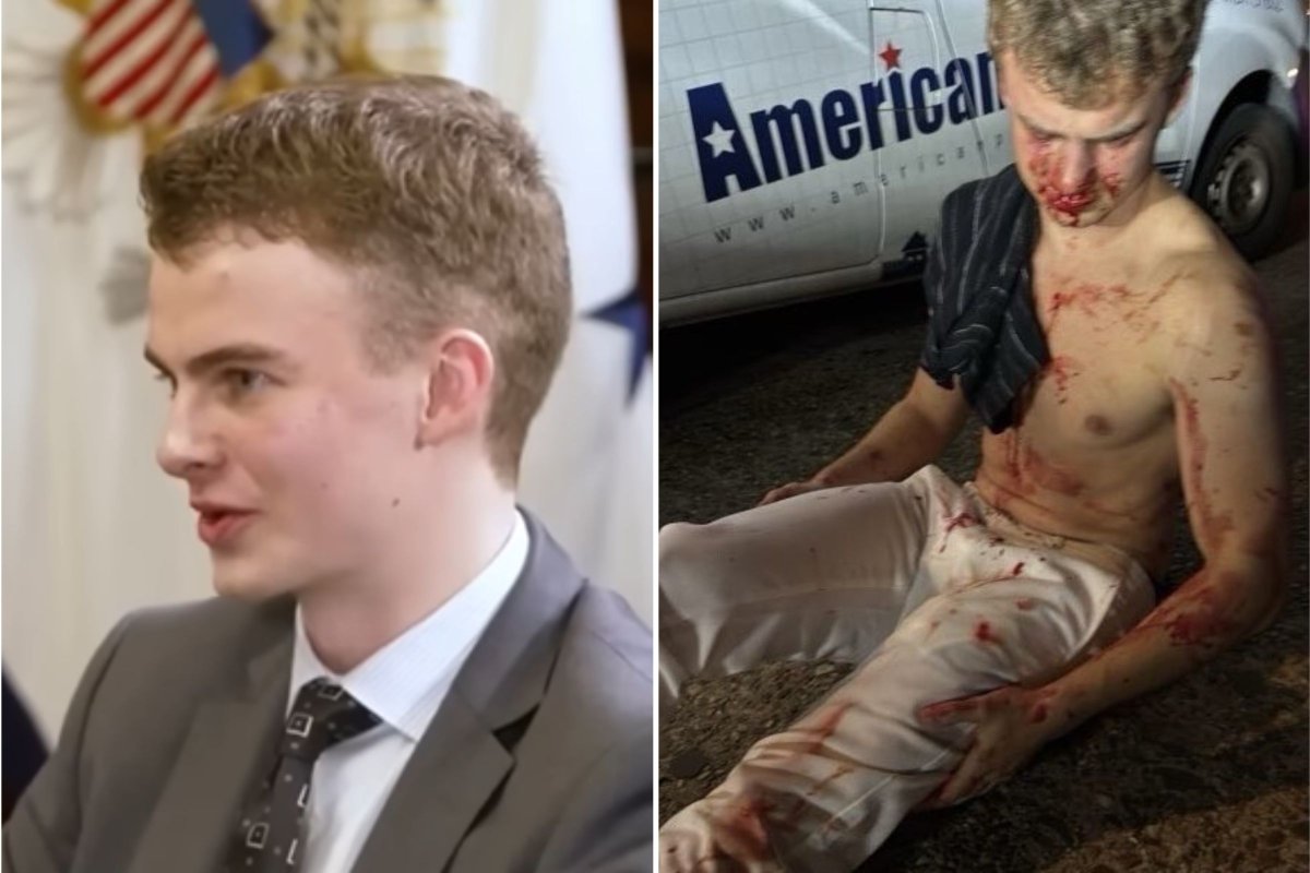 DOGE staffer Edward Coristine attacked