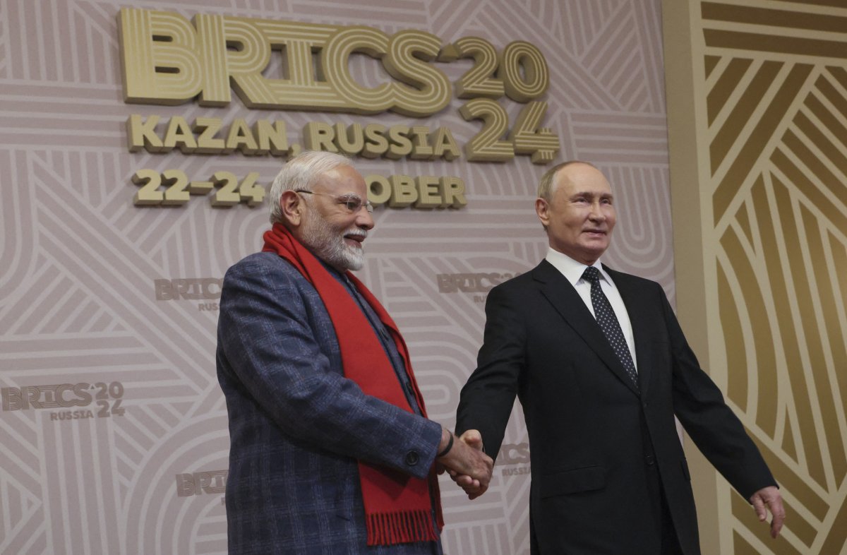 Vladimir Putin and Narendra Modi